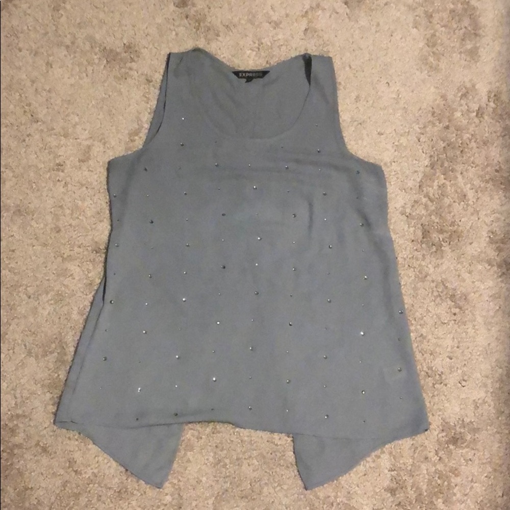 Grey Sparkly Express tank